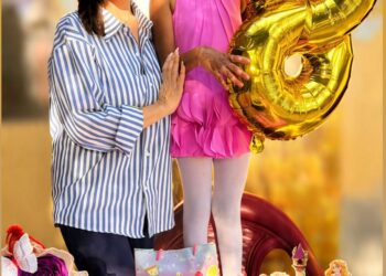 La pequeña Ruby, fue festejada por su madrina, la diputada Marina Ramírez
