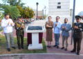 DEVELA GOBIERNO DE NUEVO LAREDO PLACA CONMEMORATIVA POR LOS 100 AÑOS DEL RELOJ DE LA PLAZA HIDALGO