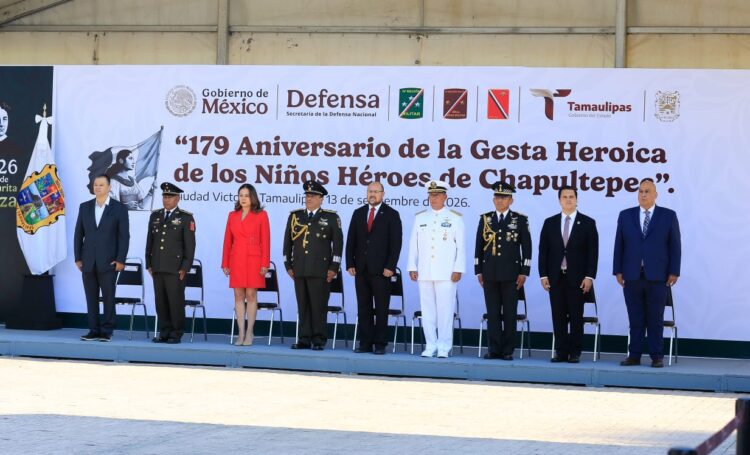 Conmemora Tamaulipas gesta heroica de los Niños Héroes de Chapultepec