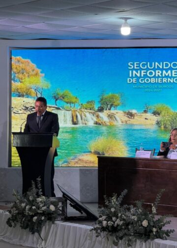 Rinde Marco Polo Garza segundo informe de gobierno municipal en la Villa de Burgos