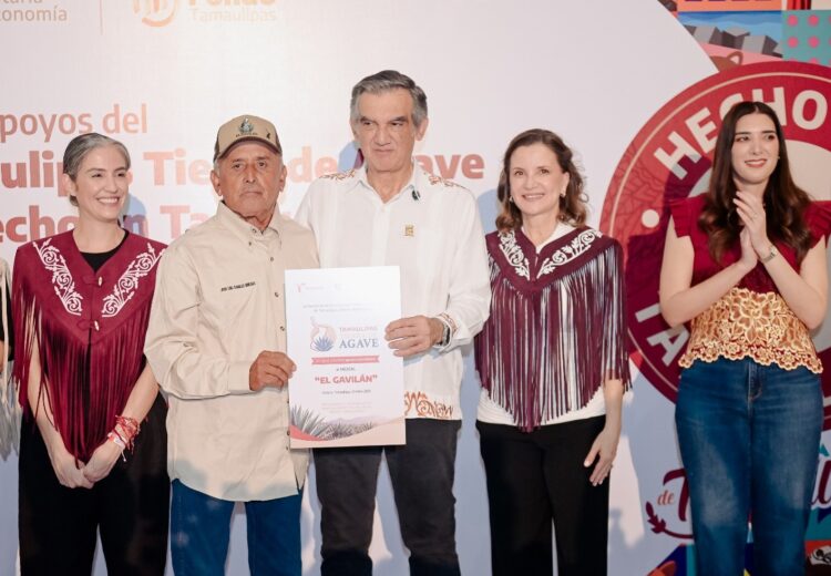 Impulsa Tamaulipas la cadena productiva del agave con apoyos por 8 millones de pesos