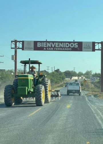 Los tractores son sinónimo de trabajo y producción en el norte de Tamaulipas