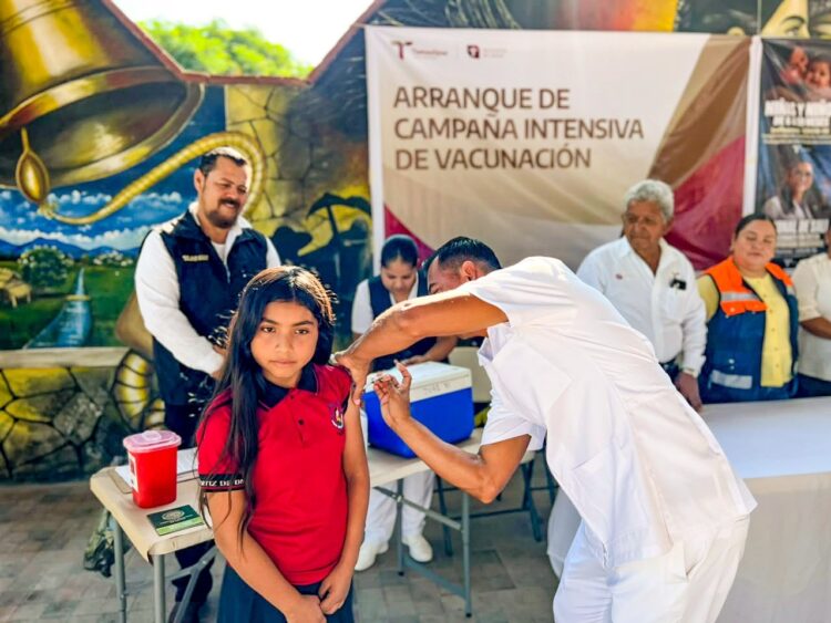 Inicia Gobierno de Tamaulipas, Campaña de Vacunación Invernal 2026-2027